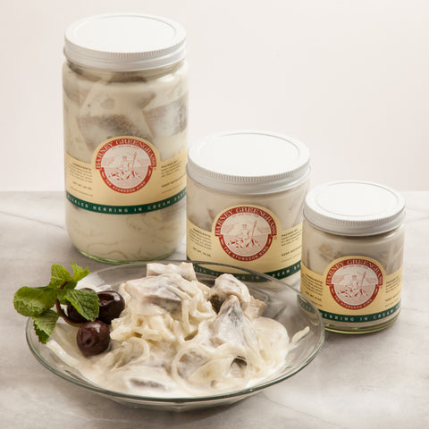 Pickled Herring in Cream Sauce